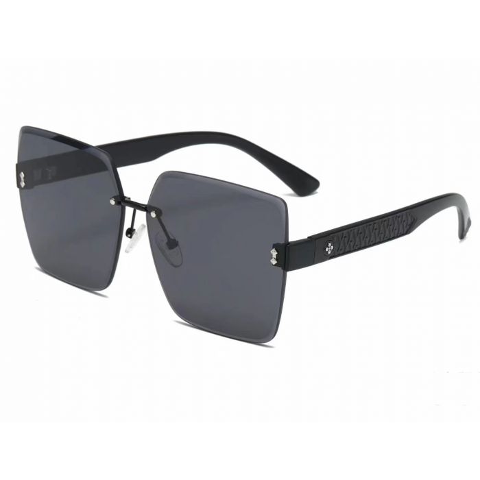 Clover embellished detail ladies sunglasses - Black