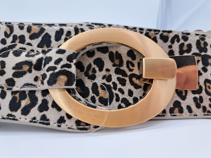 Animal print belt 