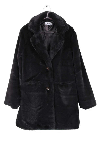 ladies long black coats