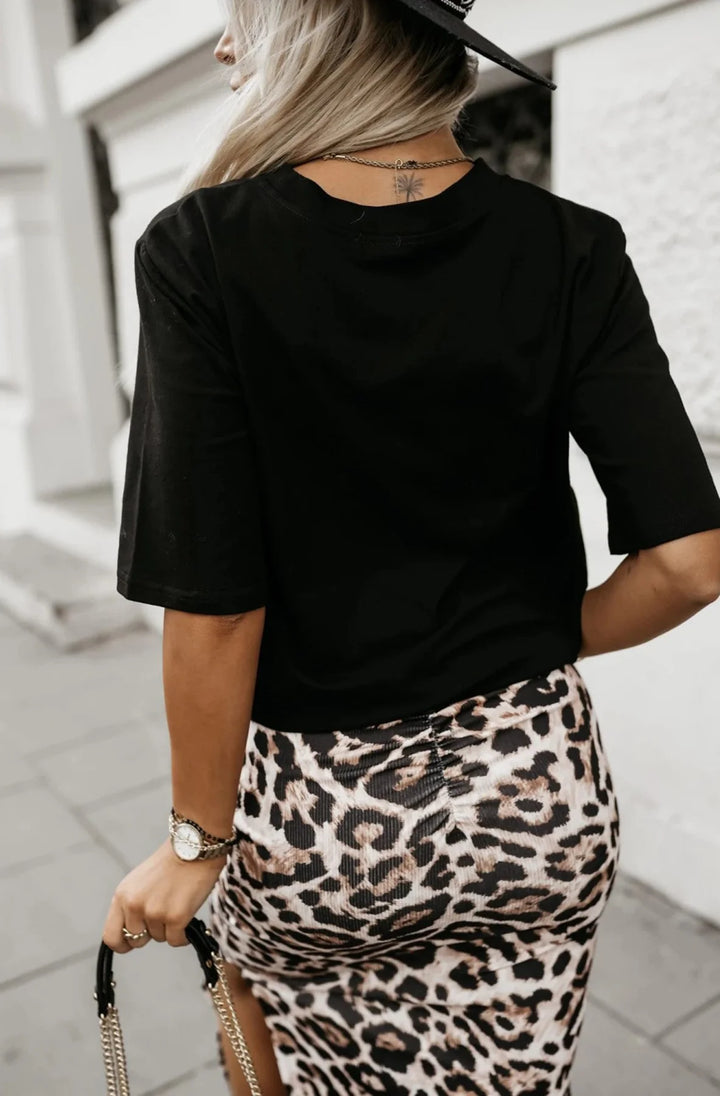 animal print t shirt