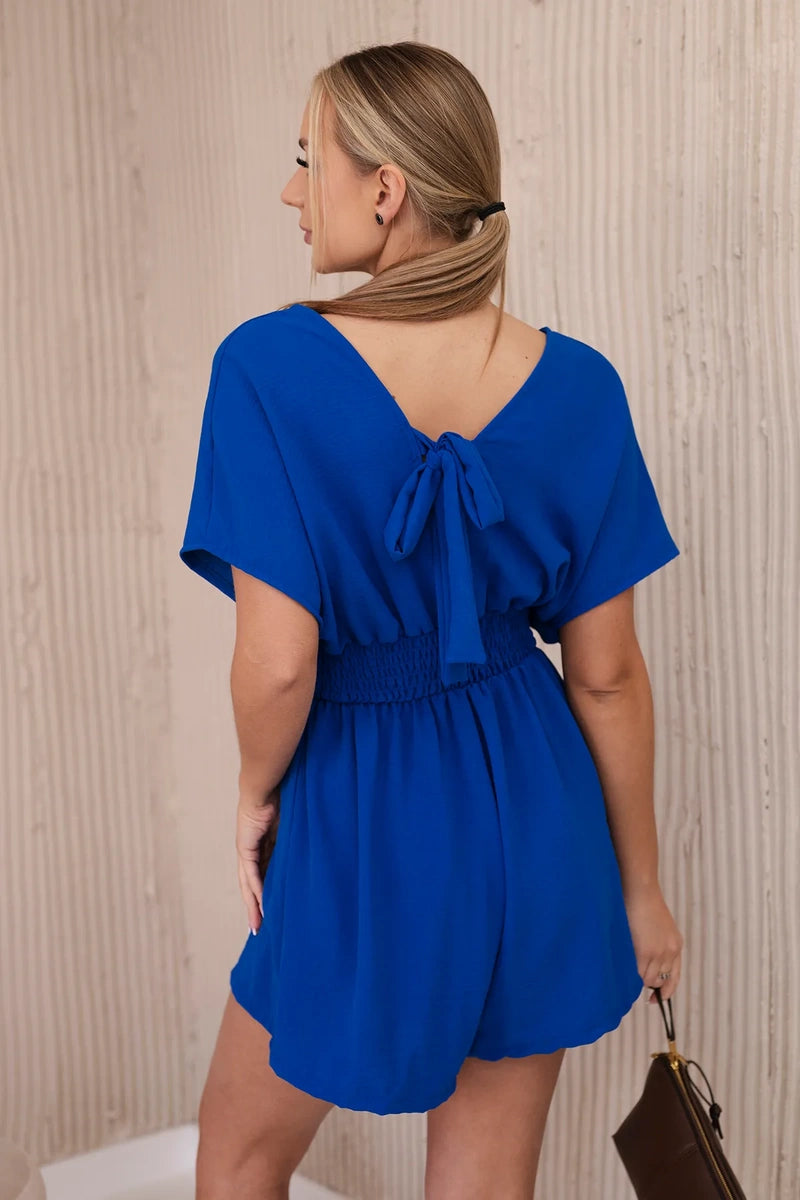 women's blue playsuit